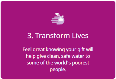 3. Transform Lives